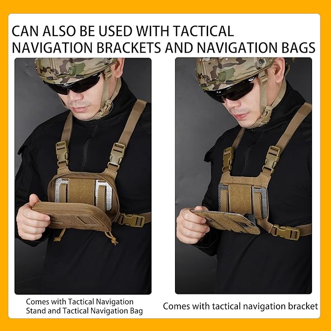 Tactical Phone Holder Available in Full Size Plate Carrier Phone Mount Adjust Nylon Molle Phones Holder for Tactical,Car,Office (Ranger Greens)