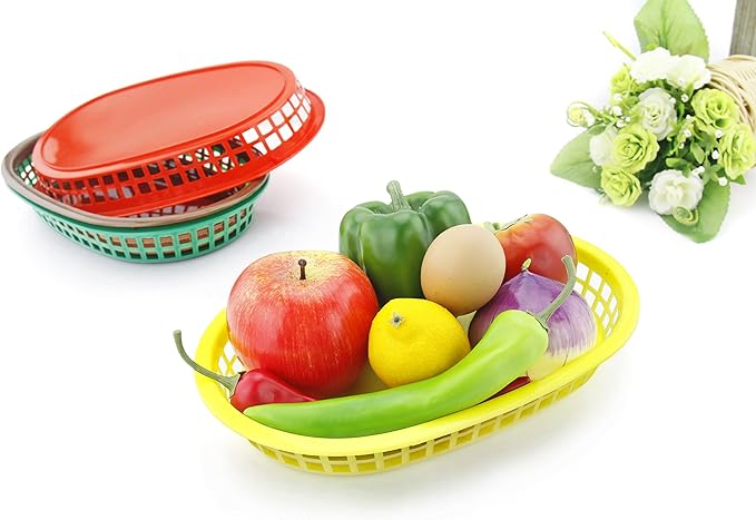 New Star Foodservice 44096 Fast Food Baskets, 10.5 x 7 Inch, Set of 36, Yellow