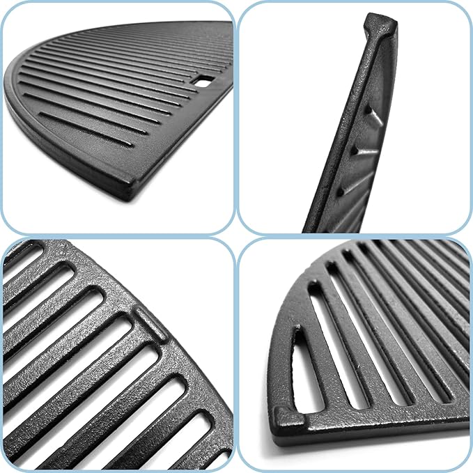 24" Cast Iron Heavy Duty Round Grates for BGE, Big Green Egg XL, Weber Summit Kamado E6, S6 Joe Big Joe I, II III Smokers 24" Charcoal Grill