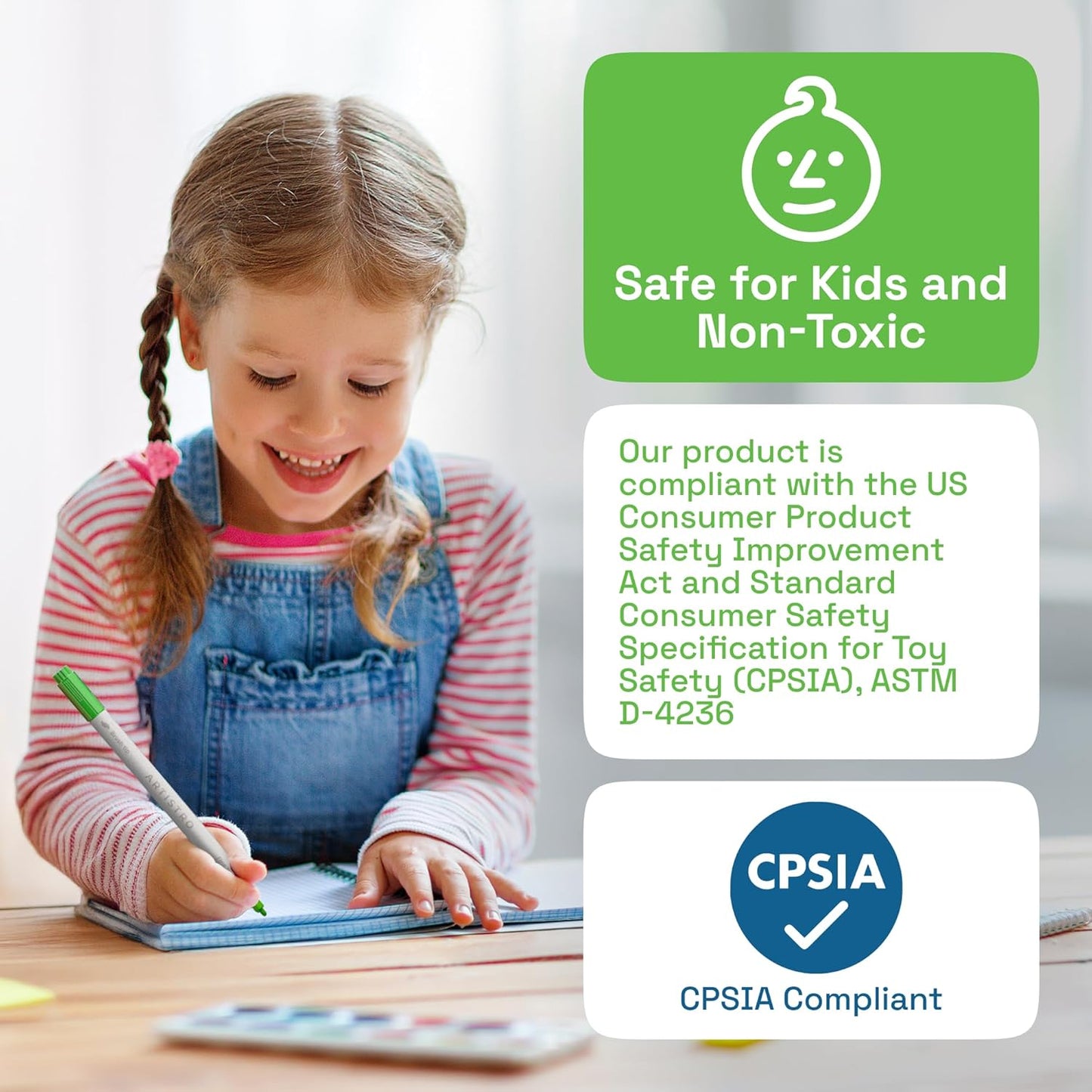 ARTISTRO 120 Dual Tip Brush + Fine Acrylic Paint Markers - Easy for All Ages & Levels Paint Pens for Fabric, Rock, Glass, DIY - Halloween Pumpkin Painting Kit, Art Supplies, Christmas Gift