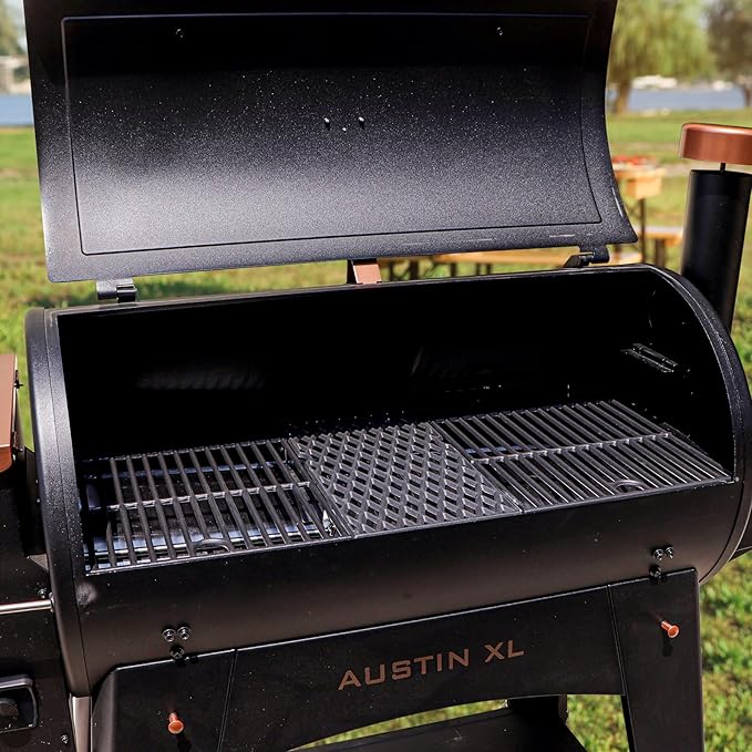 Cast Iron Cooking Grates for Pit Boss 1000 Series Austin XL Rancher XL Grill Parts,PB1000 Grill Grids Replacement Parts for Traeger Pro 34 Wood Pellet Smoker Grills PitBoss Grills Accessories