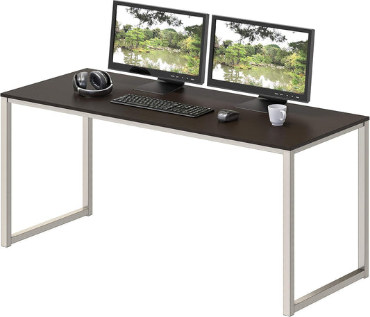 SHW Mission 48-Inch Home Office Computer Desk, Espresso