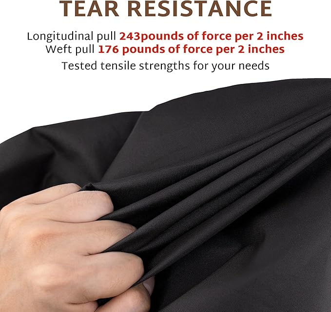 iBirdie Outdoor Patio Furniture Set Covers 98 x 78 inch Waterproof Weatherproof Rectangular Cover, Heavy Duty 600D for Outside Dining Table and Chairs fit 97 x 77, 96 x 76
