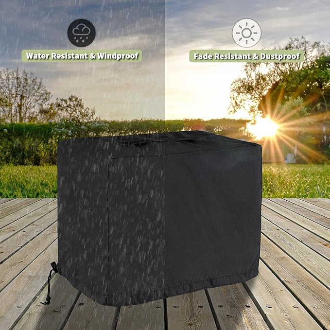 Grill Cover for NXR 3 Burner Portable Gas Grill, Heavy-Duty 600D Outdoor Griddle Cover for Bestfire 3-Burner Tabletop Gas Grill, Tabletop BBQ Cover for NXR 3 Burner Outdoor Barbecue