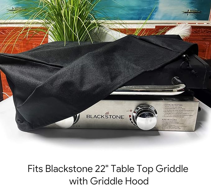 Griddle Cover Replacement for Blackstone 22" Table Top Griddle, Heavy Duty 600D Polyester Hood