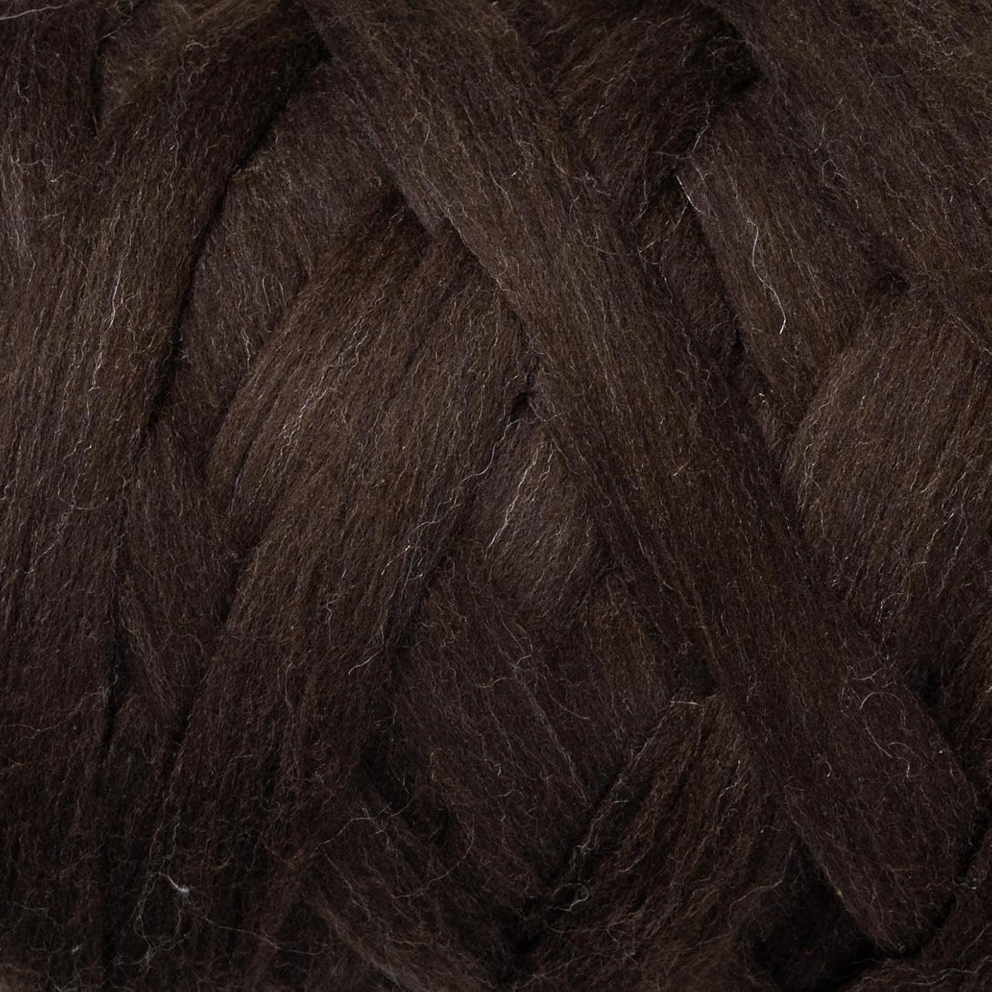 Natural Wool Bulk roving, 4 lb. Best Wool for Spinning, arm Knitting, Felting, Chunky Blankets and Tapestry. Natural Colors, un-Dyed. (Dark Chocolate, 4 lb)