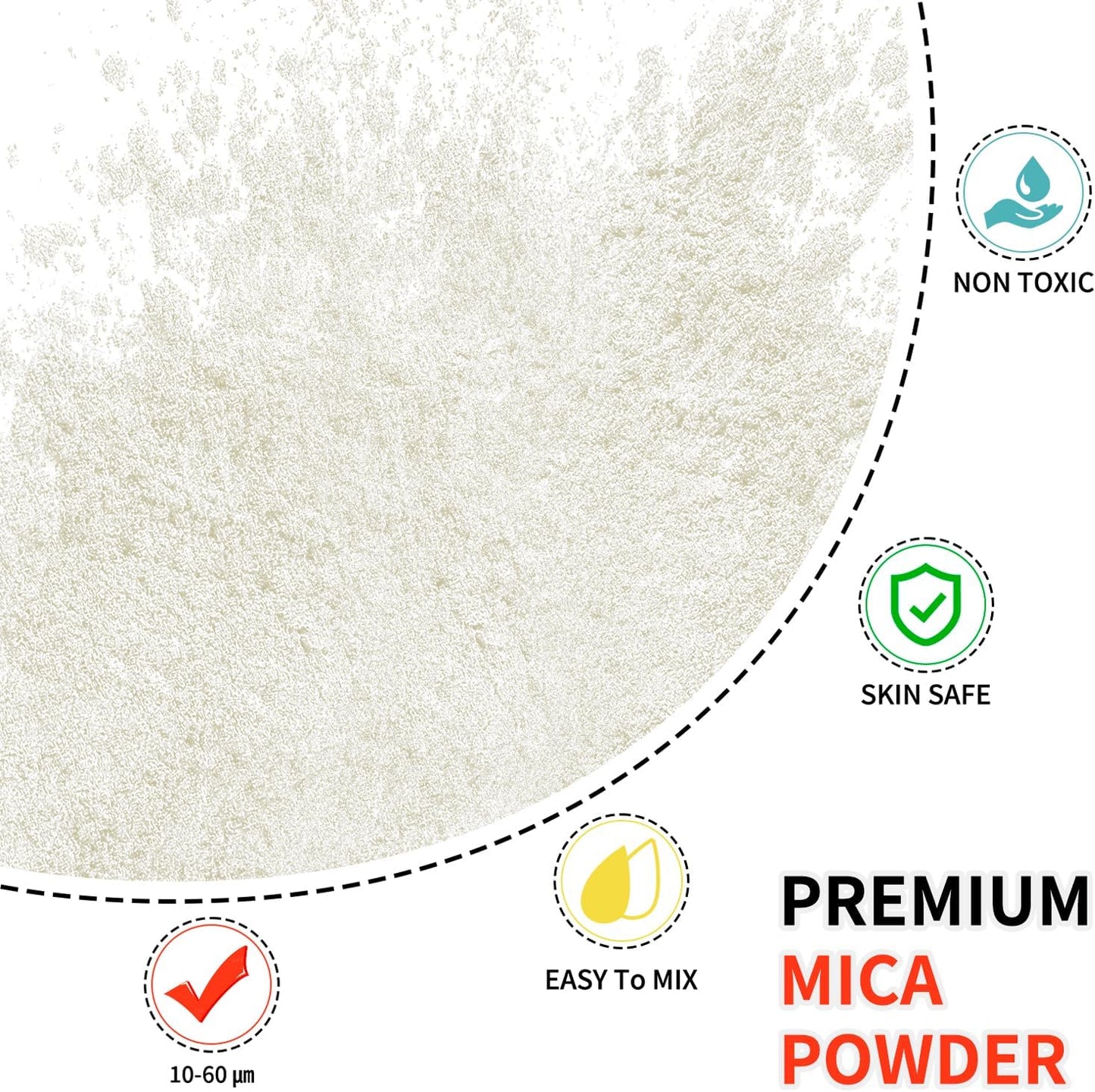 Mica Powder - 100g Mica Powder for Epoxy Resin - Metallic Color Pigment for Resin, Soap, Bath Bombs, Eye Shadow, Nails, DIY Crafting Projects etc. (Magic Gold)