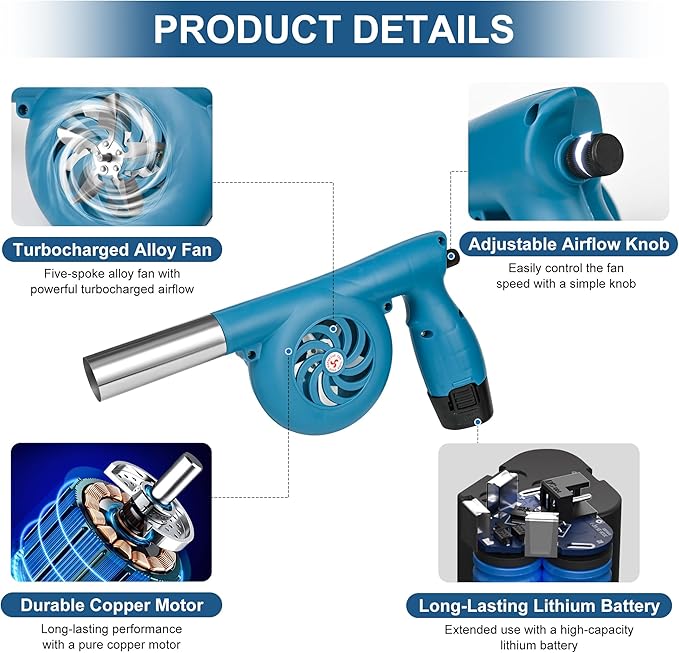 Electric Bellows, Battery Chrger and Battery