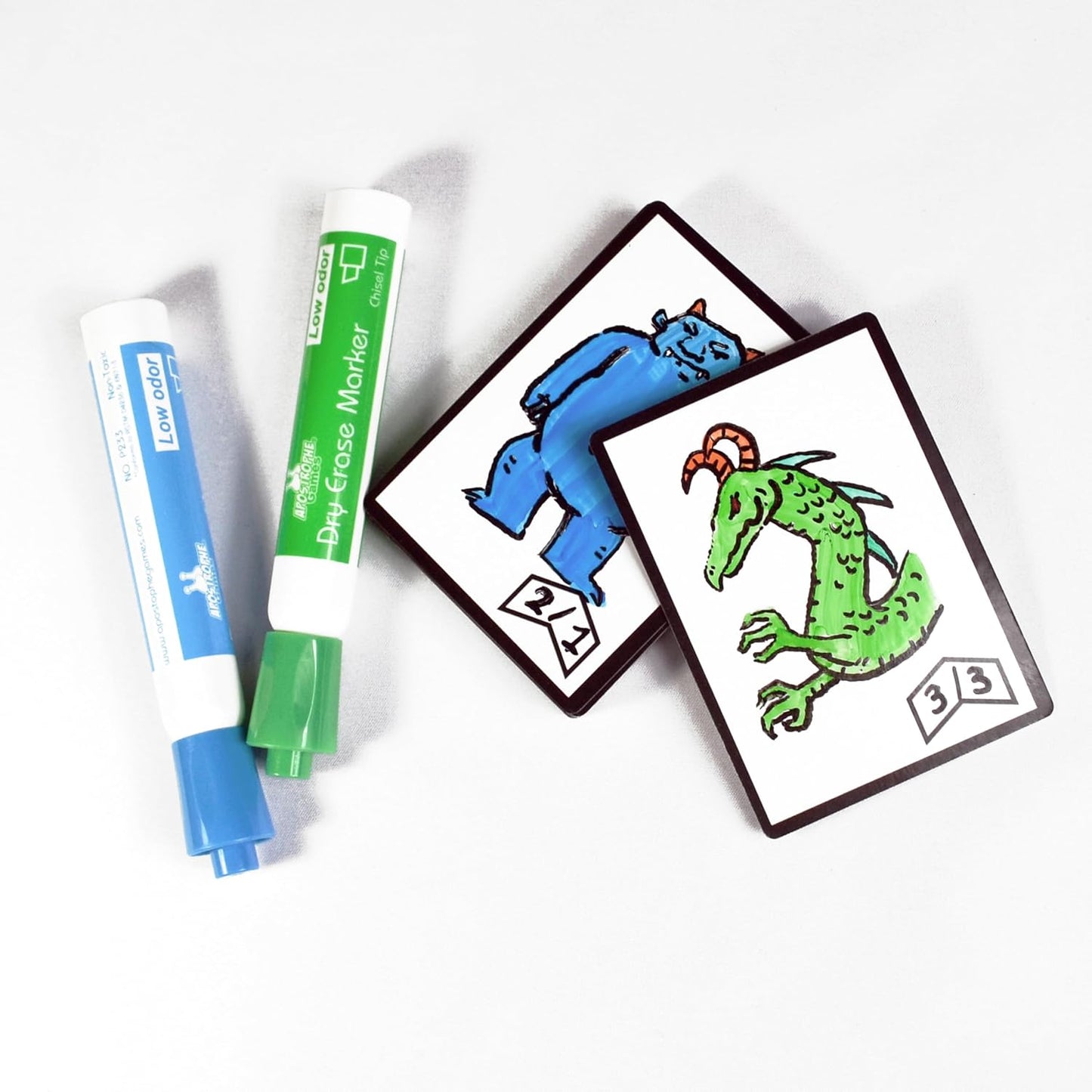 Apostrophe Games Dry Erase MTG Tokens Set of 40 Cards – Reusable Proxies/Tokens for Trading Card Games