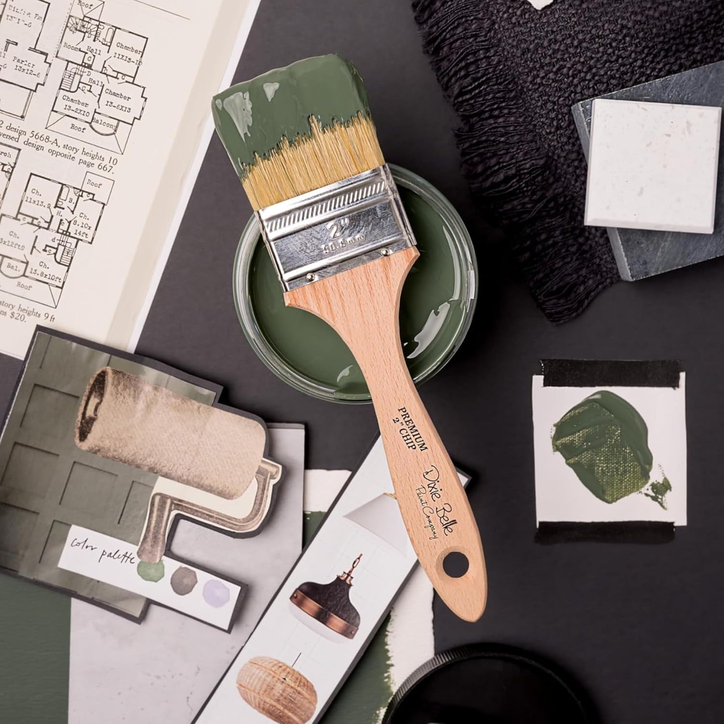 Dixie Belle Paint Company Chalk Finish Furniture Paint – Briar Patch (1 Gallon / 128oz) – Matte Chic Chalk Mineral DIY Furniture Paint