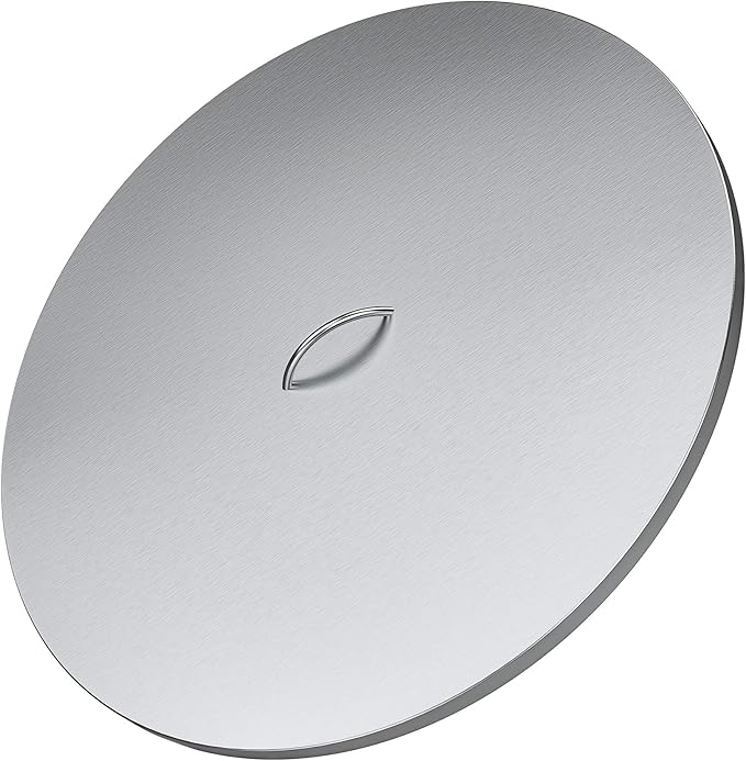 Stanbroil 34-Inch Round Fire Pit Cover - 304 Stainless Steel Fire Pit Lid for Patio Firepit, 31” Drop-in Fire Pit, Heavy-Duty & Rust Resistant Firepit Cover