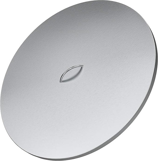 Stanbroil 34-Inch Round Fire Pit Cover - 304 Stainless Steel Fire Pit Lid for Patio Firepit, 31” Drop-in Fire Pit, Heavy-Duty & Rust Resistant Firepit Cover