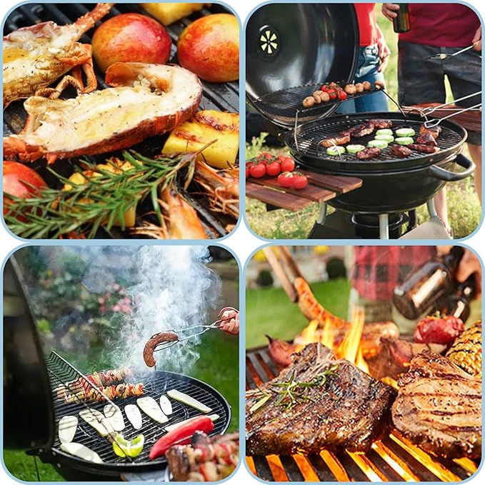 24" Cast Iron Heavy Duty Round Grates for BGE, Big Green Egg XL, Weber Summit Kamado E6, S6 Joe Big Joe I, II III Smokers 24" Charcoal Grill