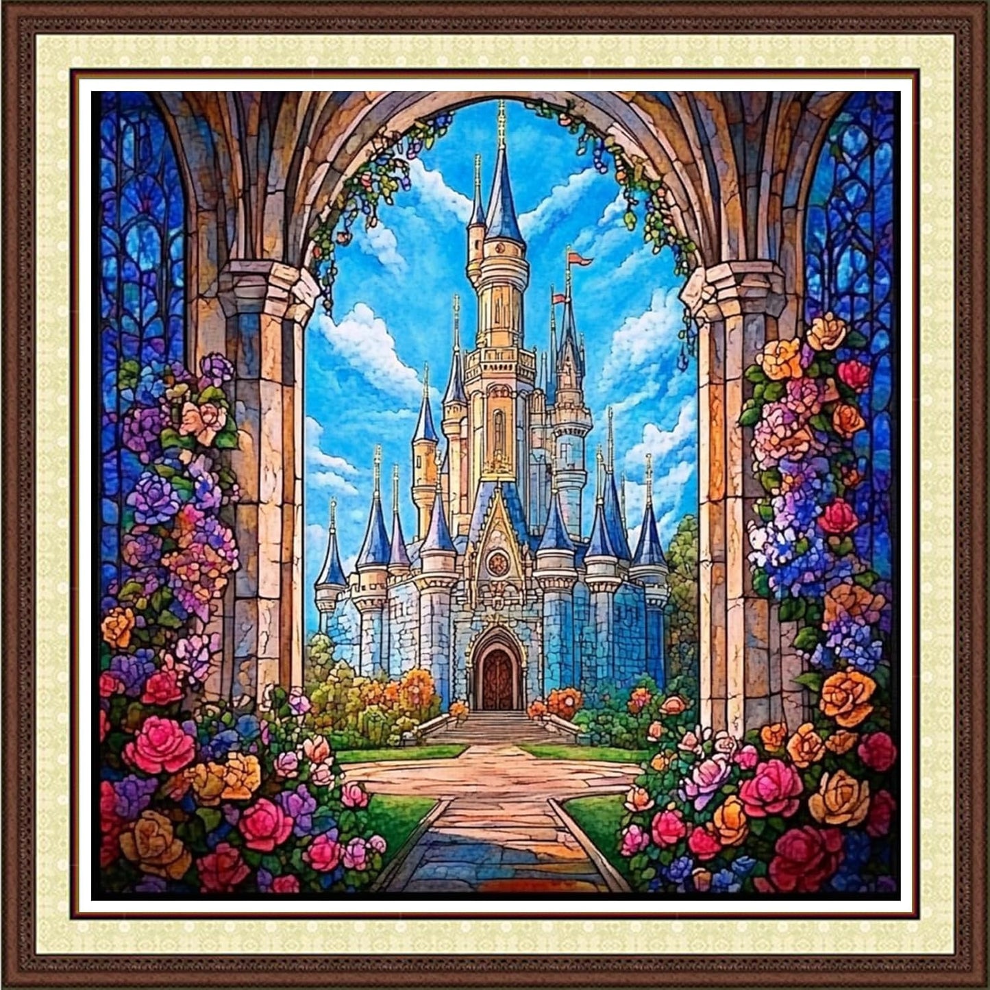 Findvoor Counted Cross Stitch Kits for Adults Full Range of Cross Stitching Embroidery Unprinted Pattern for Beginners, 11CT Needlepoint Kit Patterns Embroidery Kits-