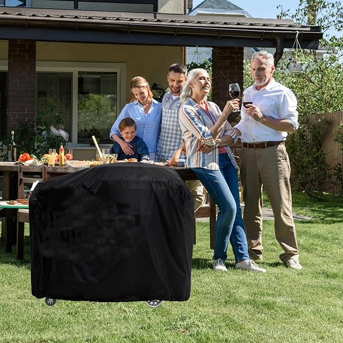 Grill Cover for RT-B380 & RT-B380X Bullseye Deluxe, Waterproof Outdoor Covers for Electric Pellet Smoker Grill, BBQ - 22.5" D x 38" W x 41" H