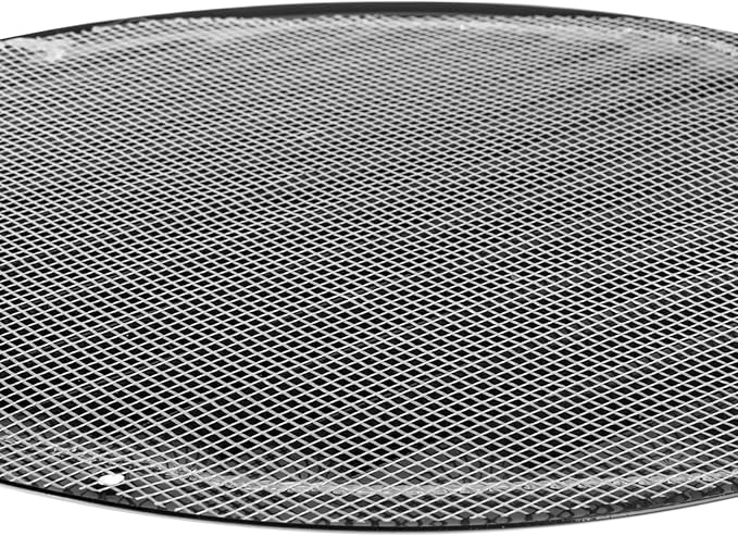 Vent Systems 8" Inch Black Round Soffit Vent Cover - Air Vent Louver with Built-in Mesh Screen – Wall or Ceiling Ventilation Grille for Intake/Exhaust HVAC Systems – Indoor and Outdoor Use