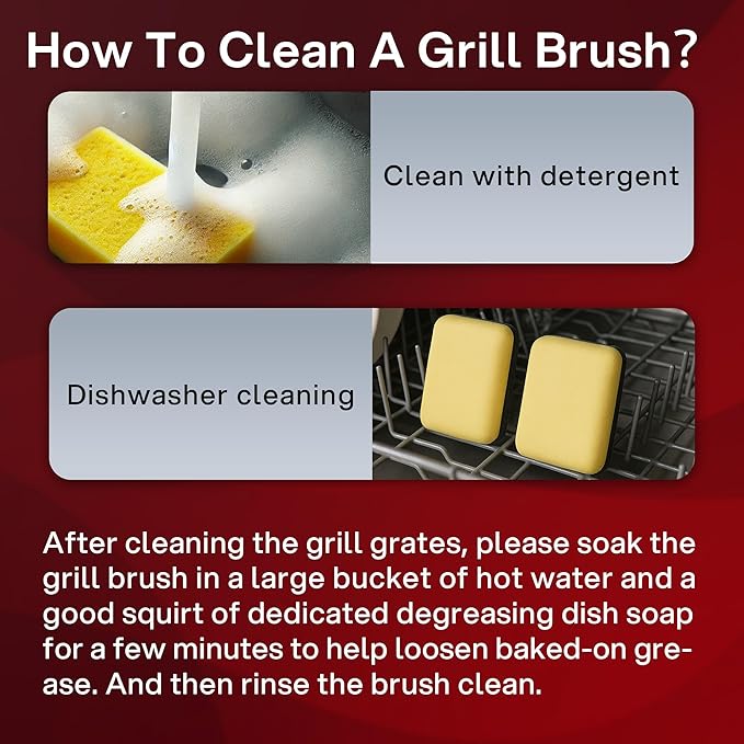 Exclusive Replacement Grill Brush Head for bbqtrips, Bristle-Free Grill Cleaner for Outdoor Grill, Grill Brush for Easy Cleaning, Essential Grill Accessories for Outdoor Enthusiasts