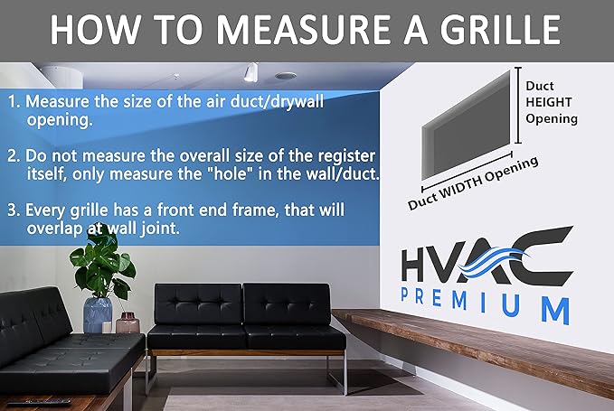 HVAC Premium 20" X 14" Adjustable AIR Supply Diffuser - HVAC Vent Cover Sidewall or Ceiling - Grille Register - High Airflow - White [Outer Dimensions: 21.75"w X 15.75"h]