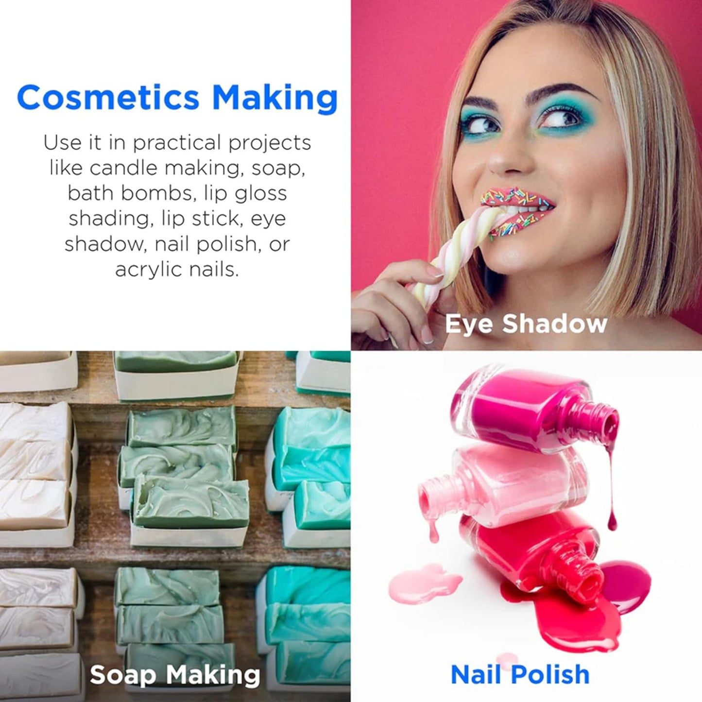 Rolio Premium Mica Powder - Egyptian Green (100G / 3.5 oz) - 1 Jar of Green Pigment Powder for Epoxy Resin, Dye, Soap Making, Nail Polish, Paint, Candle Making, Bath Bombs, Slime