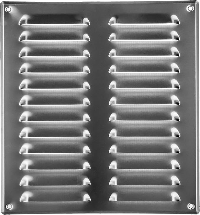 Repa Market 10" x 11" Inch Aluminum Vent Cover – Rustproof Wall and Ceiling Grille with Screen Mesh – Air Intake, Return Register – for HVAC Duct Openings – Indoor or Outdoor Ventilation Systems
