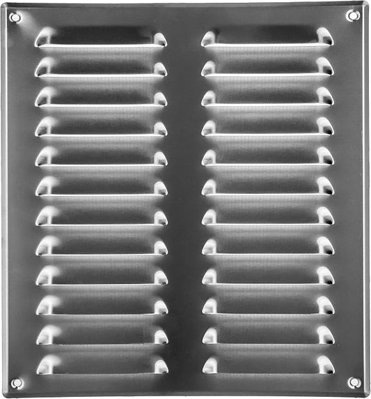 Repa Market 10" x 11" Inch Aluminum Vent Cover – Rustproof Wall and Ceiling Grille with Screen Mesh – Air Intake, Return Register – for HVAC Duct Openings – Indoor or Outdoor Ventilation Systems