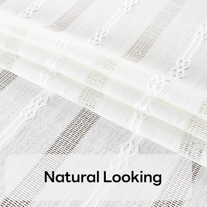 White Cotton Table Cloth for Rectangle Table Heavy Duty Farmhouse Vintage Tablecloth Washable Rustic Table Cover(White, Rectangle, 52''x 86'', 6-8 Seats)