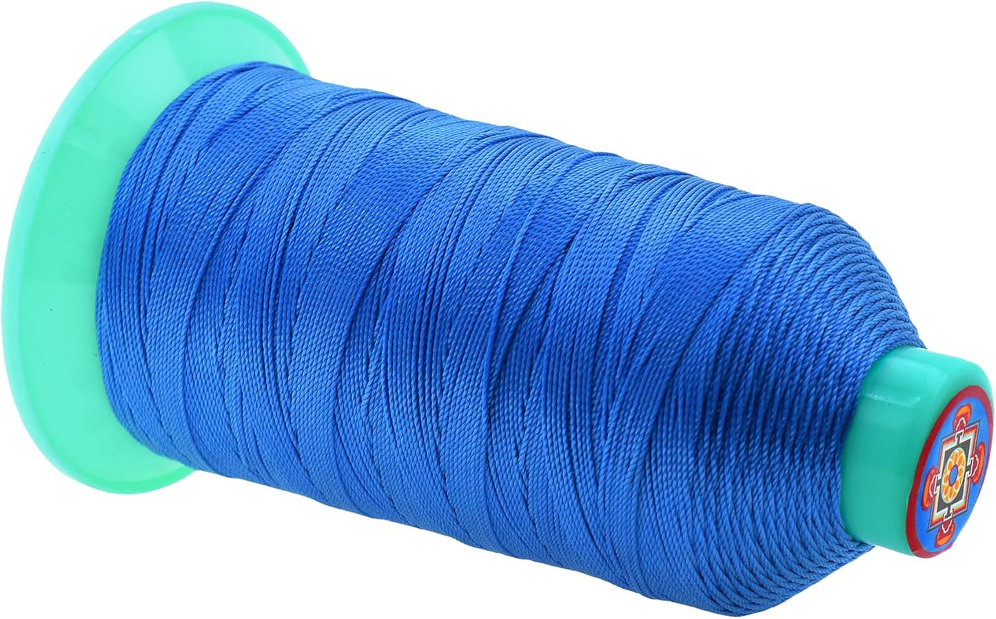 Mandala Crafts Bonded Nylon Thread Sky Blue Heavy Duty Sewing Threads - 800 YDs Size 277 840D T270 Tex 270 Thread for Leather Jeans Weaving Outdoor Marine Upholstery Threads