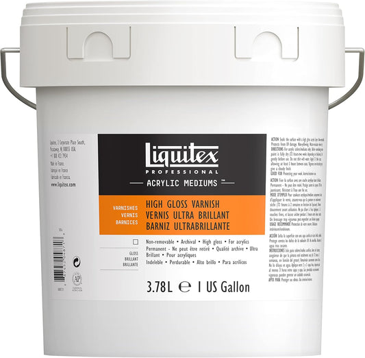 Liquitex Professional High Gloss Varnish, 3.78L (gallon/128-oz)