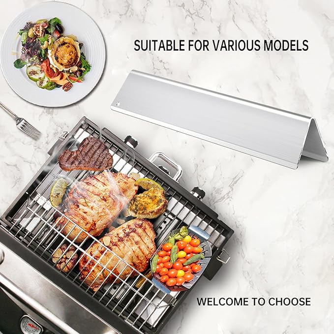 7636 7638 7639 Grill Grates Grill Replacement Parts for Weber Spirit Grill Spirit II E-310, E-320, S-310, S-320, GS4 Spirit 2 300 Flavorizer Bars 15.3”, 17” Stainless Steel BBQ Grid Accessories