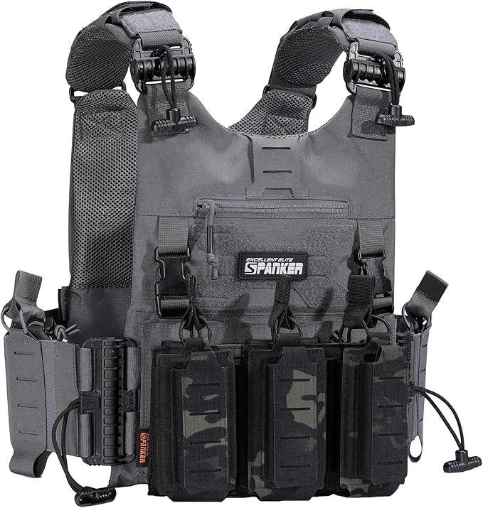 EXCELLENT ELITE SPANKER Tactical Open-Top Single/Double/Triple Molle Mag Pouch for Pistol Mag Pouch Tactical Bag Accessories Holder
