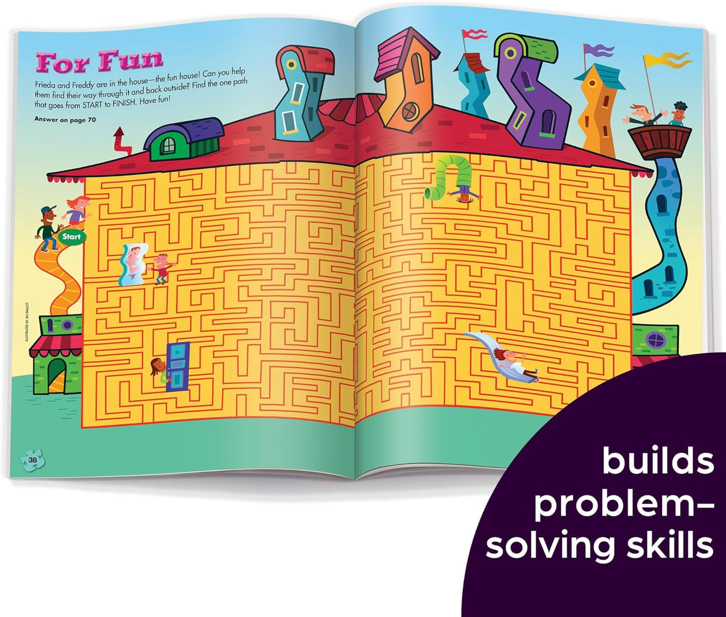 Highlights for Children Amazing Mazes Expert Maze Books for Kids Ages 6 and Up, 144 Pages, 2-Pack of Activity Books for Kids, Screen Free Fun and Challenging Mazes