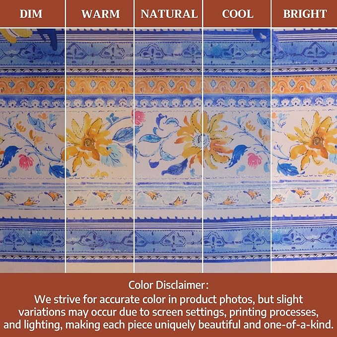 Maison d'Hermine Table Cloth Square Table 100% Cotton Tablecloth for Dining Room, Farmhouse, Home, Hotel, Parties & Wedding - Ideal for Easter Decorations Spring & Summer (Girassol, 60" x 60")