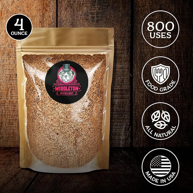SmokeTop 4oz Bulk Bag Bundle - 3 x 4oz Bags of Cocktail Smoker Chips - Cherry, Maple, Alder - for Old Fashioned Cocktails, Whiskey, & Bourbon - Made in The USA - by Middleton Mixology