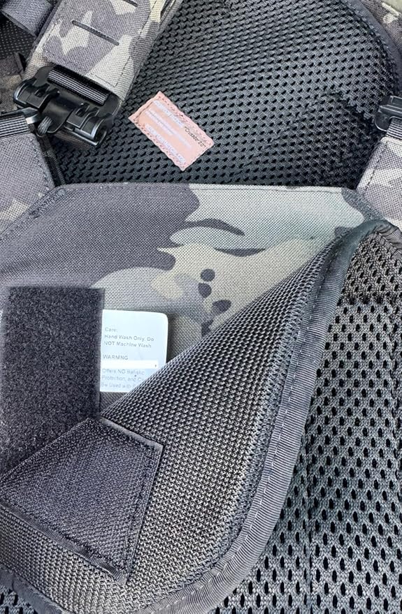Redemption Crusader 2.0 Molle Quick Release Buckles Airsoft Vest With Adjustable Size Sides And Triple Pouch