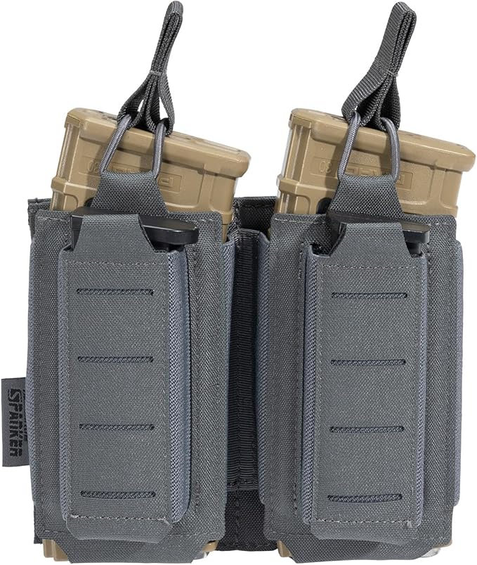 EXCELLENT ELITE SPANKER Tactical Open-Top Single/Double/Triple Molle Mag Pouch for Pistol Mag Pouch Tactical Bag Accessories Holder