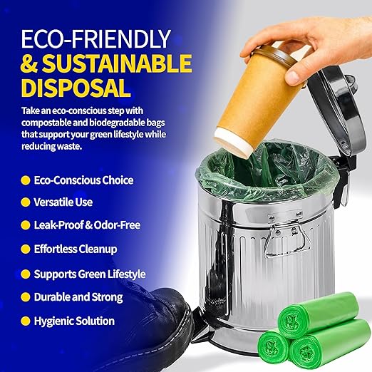 Pet Fit For Life 11" Tall Galvanized Steel Trash Can - Features Step Foot Pedal, Lid Lift - Plastic Inner Lining & Custom Liner Bags - Weather-Resistant, Covered Bin for Lawn & Yard (5L/1.3 Gallons)