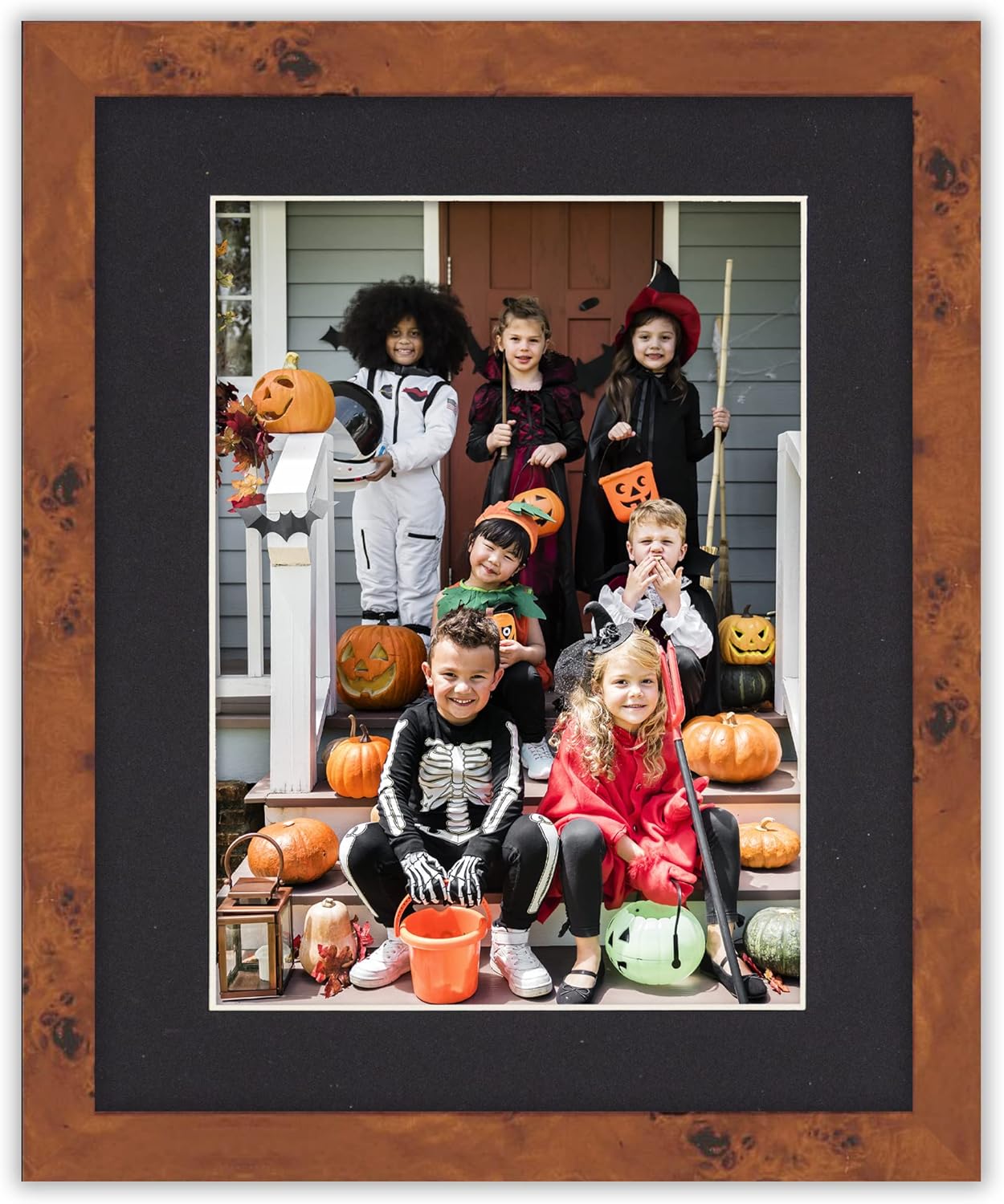 5x7 Mat for 8.5x11 Frame - Precut Mat Board Acid-Free Black 5x7 Photo Matte Made to Fit a 8.5x11 Picture Frame, Premium Matboard for Family Photos, Show Kits, Art, Picture Framing, Pack of 25 Mats