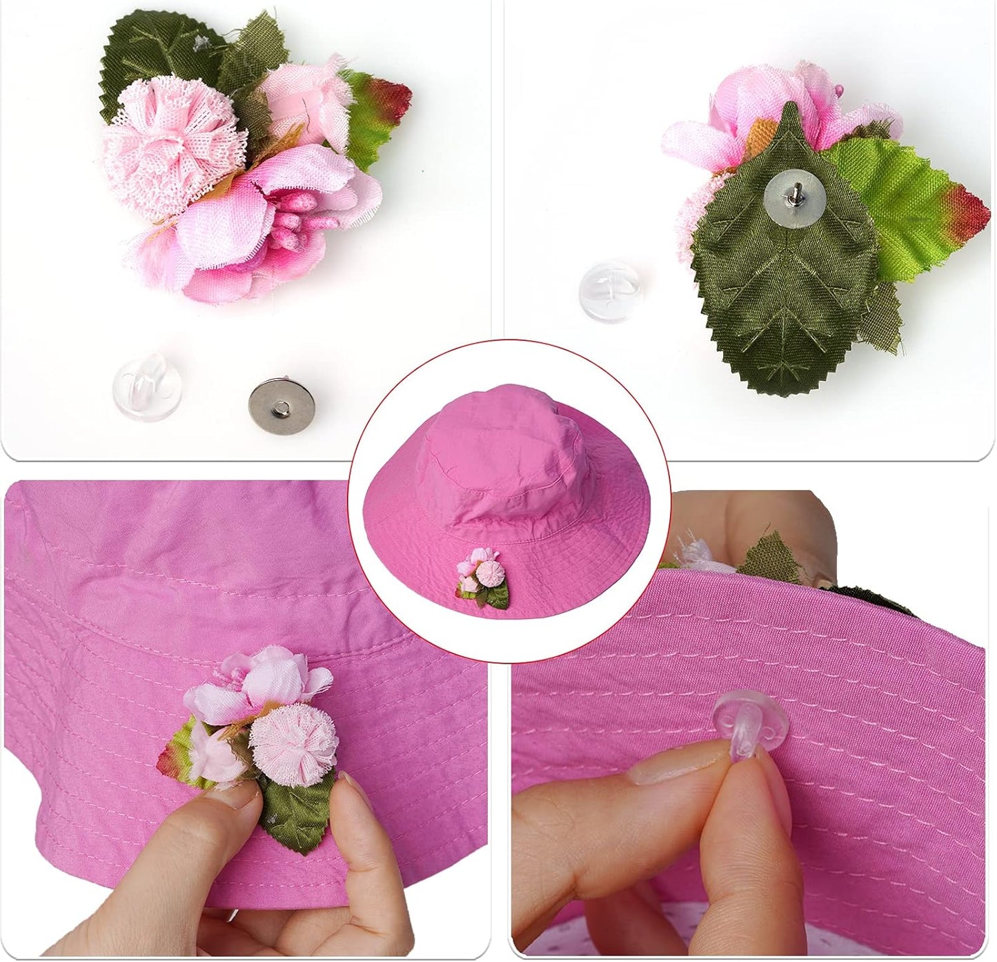 400pcs PVC Rubber Pin Backs Heliltd Butterfly Clutch Pins Tie Tacks Blank Pins for Uniform Badges Backing Holder Clasp Lapel Pin Enamel Pins(200 Sets, Clear)