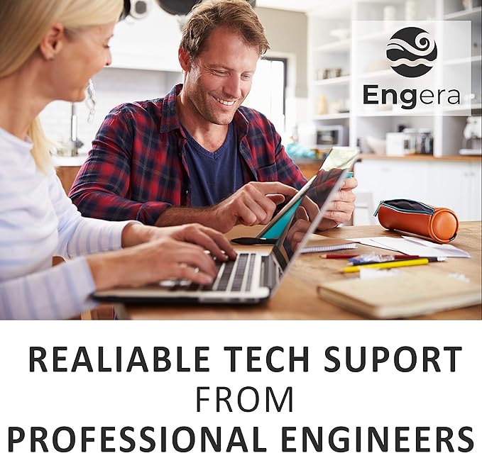 Engera Adjustable Double Deflection HVAC Air Register-Supply Air Diffuser Air Vent Register-Heating/AC Vent Cover-Wall Register 14x6"Duct [16x8"Face]