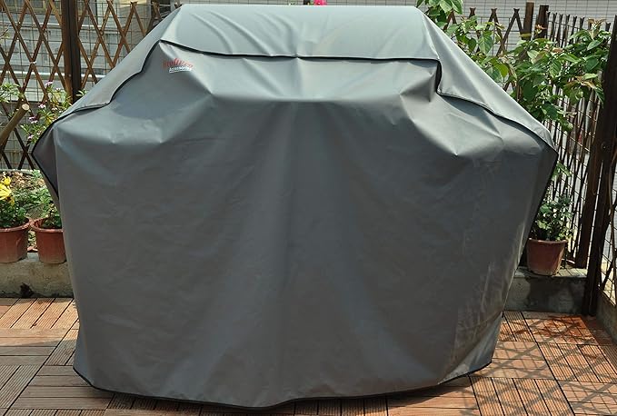 66" Heavy Duty Waterproof Gas Grill Cover fits Weber Char-Broil Coleman Gas Grill-Gray
