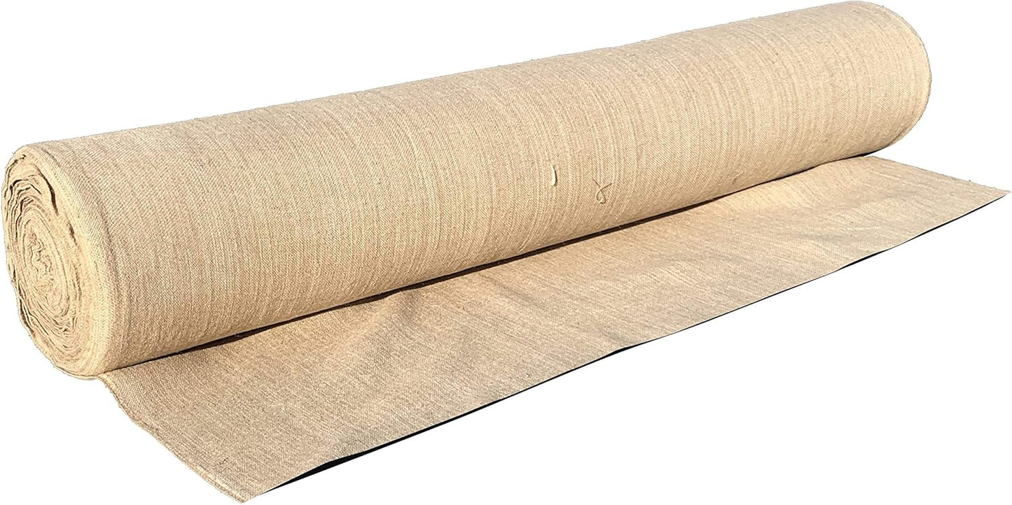 Sandbaggy Burlap Fabric Roll | 40 Inch by 300 ft | Great for Garden, Yard, Wedding, Craft, Decorating Tables | Constructed from Industrial Grade Burlap Fiber | 30% Thicker Than Competition (1 Roll)