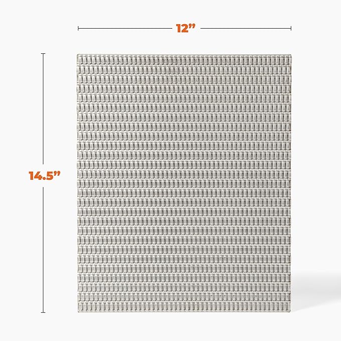 FlavrQ® Grid - Convert Gas Grill to Charcoal in Minutes - 2-Ply Stainless Steel Gas Grill Insert - Simple and Easy to Install - Includes The Grid only