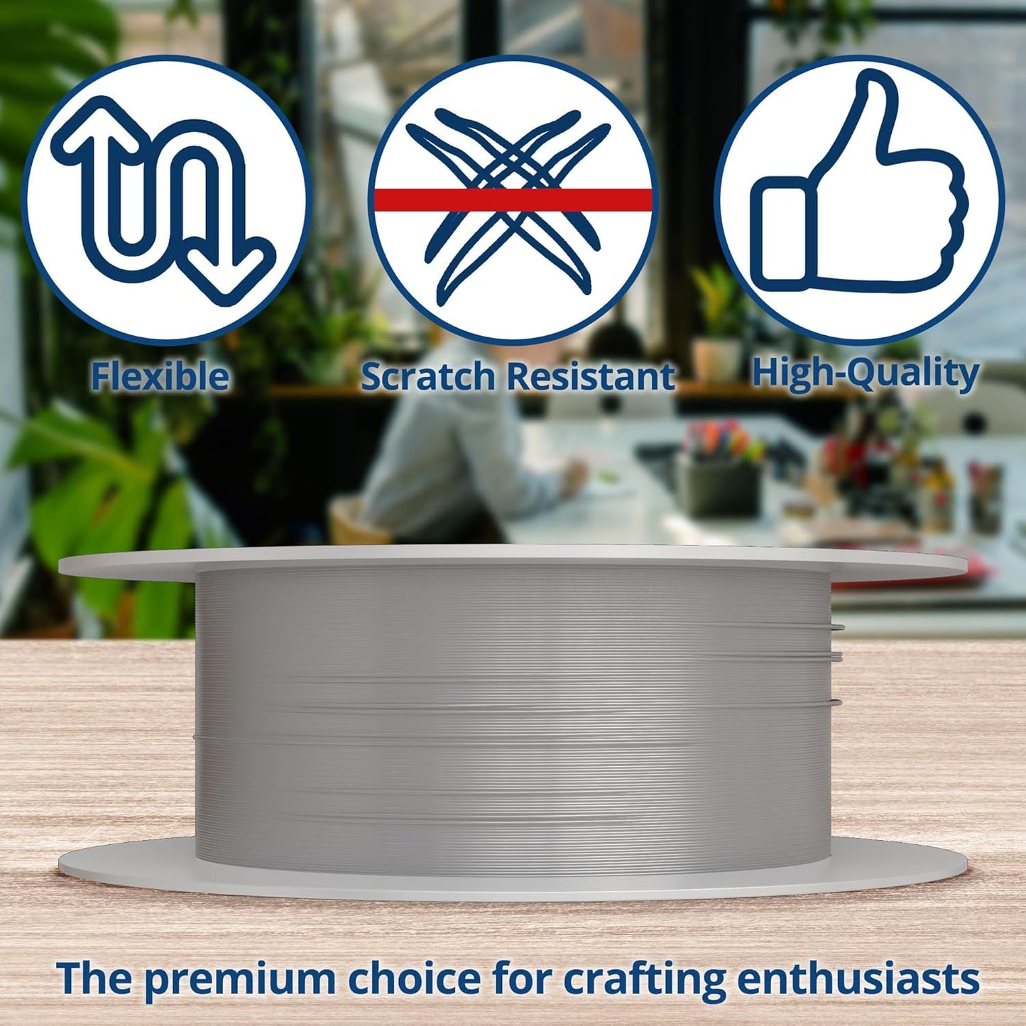 Soft Flex 49 Strand Beading Wire - Medium 0.19 Diameter - 30 Feet Nylon Design Wire