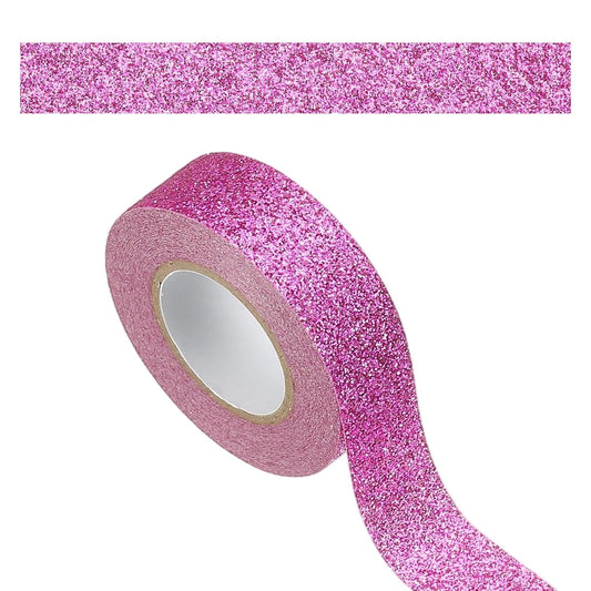 PATIKIL 1 Roll Glitter Paper Washi Tape, Washi Decorative Tape for Crafts, Purple