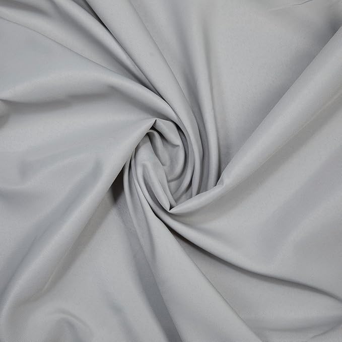 Gee Di Moda Rectangle Tablecloth - 60 x 126 Inch Silver Table Cloth for 8 Foot Rectangle Tables - Heavy Duty Washable Fabric - for Holiday Party, Dinner, Weddings, Baby Shower & Events