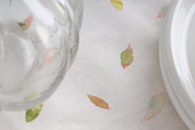 Maison d' Hermine Table Cloth Square Table 100% Cotton 54 x 54 Inches Fall Tablecloth Reusable Everyday Use for Thanksgiving Christmas Decorations Dining Farmhouse Party (Pumpkin Passion)