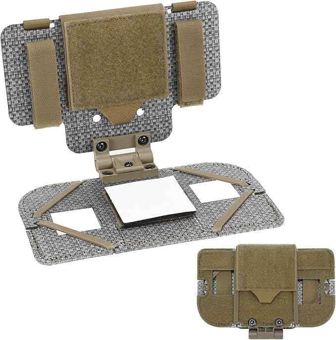 Tactical Phone Holder Available in Full Size Plate Carrier Phone Mount Adjust Nylon Molle Phones Holder for Tactical,Car,Office (Coyote Browns)