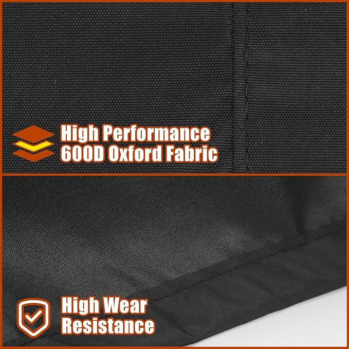48 Inch Grill Cover, Fits for Weber Char-Broil Nexgrill Brinkmann and All Popular Brand Grills Heavy Duty Waterproof Windproof BBQ Cover