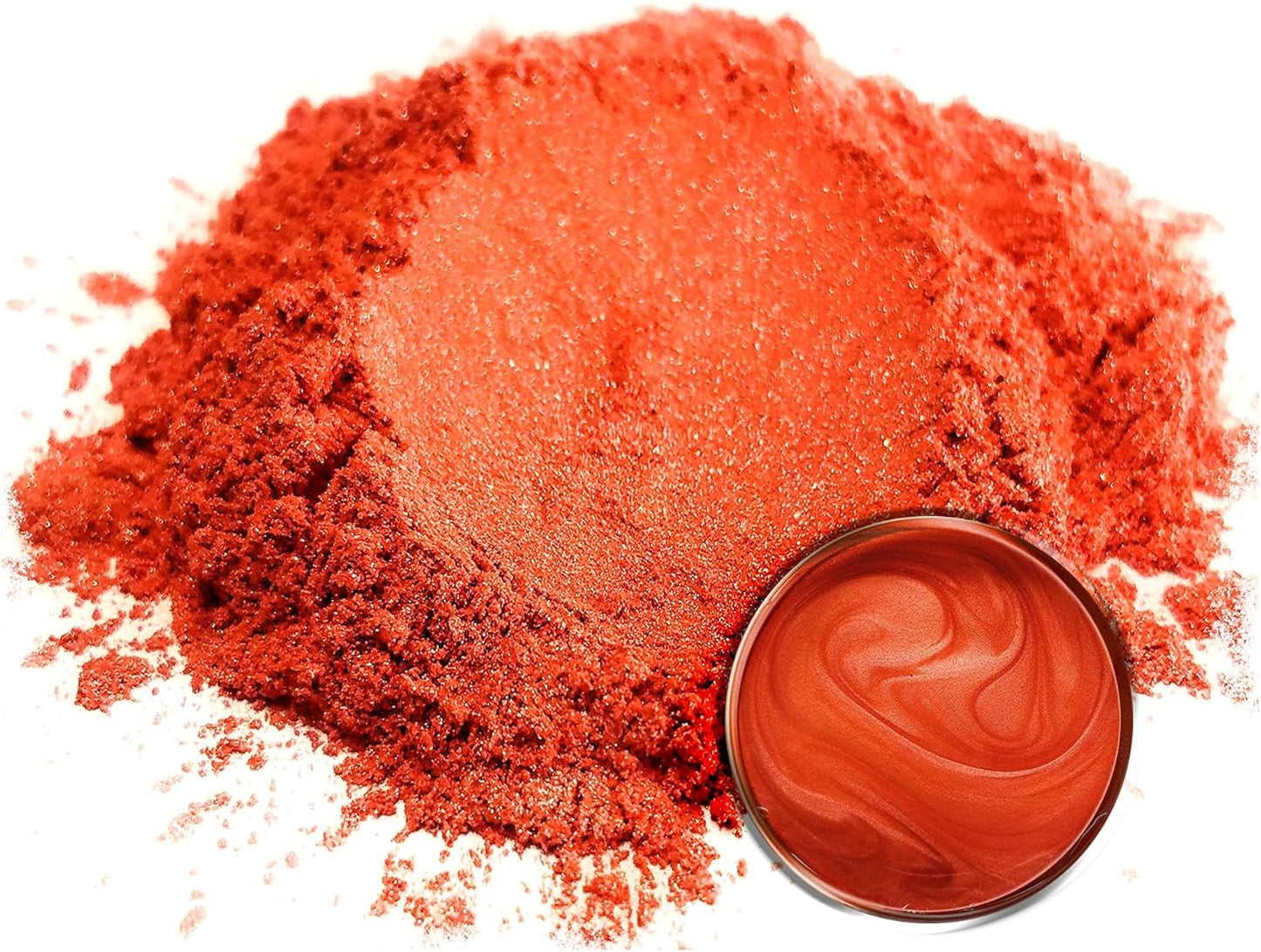 Eye Candy Pigments Premium Orange Mica Powder - Tiger (25gr) - for Epoxy, Resin, Soap, Paint, Woodworking, Acrylic Pouring, Bath Bombs, Fishing Lures - DIY Arts and Crafts Additive