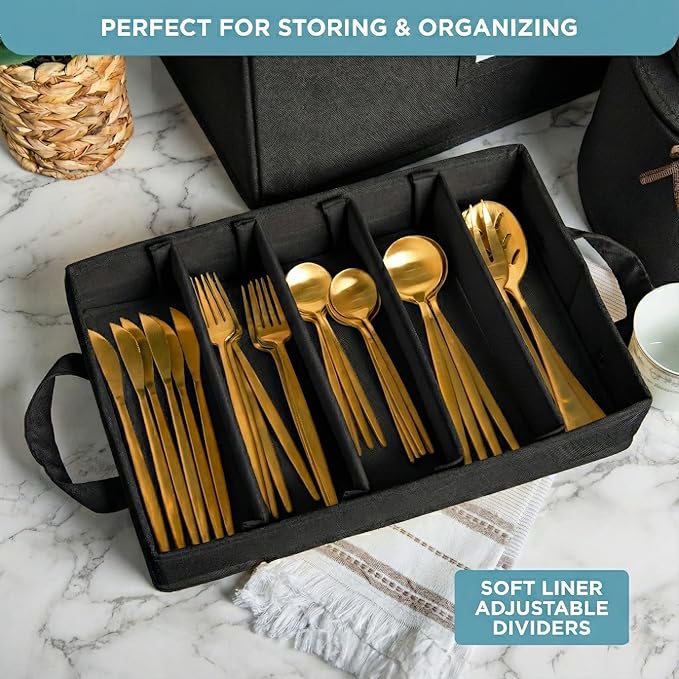 China Storage Hard Shell Containers 12-Piece Set Moving Boxes for Dinnerware, Glasses, Plates, Mugs and Saucers Sturdy Dish Organizer with Dividers for Seasonal Storage - Service for 12 - Black